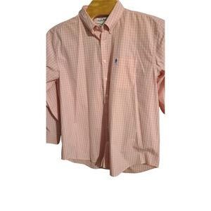 Breakfast Creek Button Down Shirt Pink/White‎ Size XL